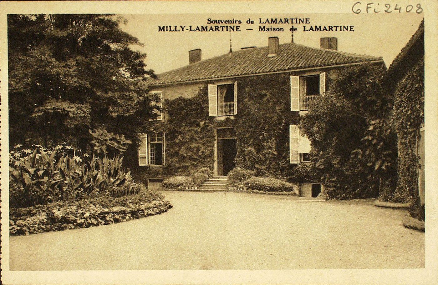 Souvenirs de Lamartine. Milly-Lamartine. Maison de Lamartine.