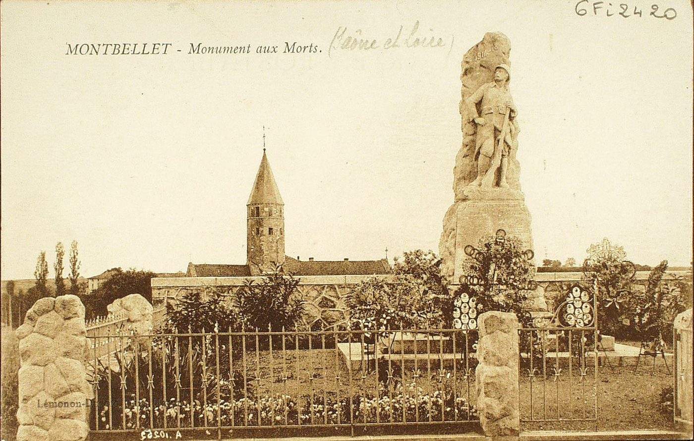Montbellet. Monument aux morts.