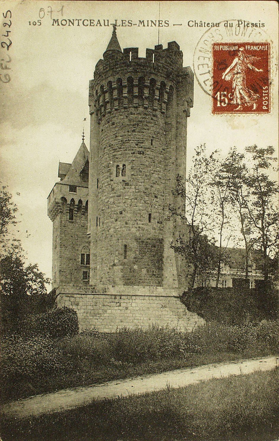 Montceau-les-Mines. Château du Plessis.