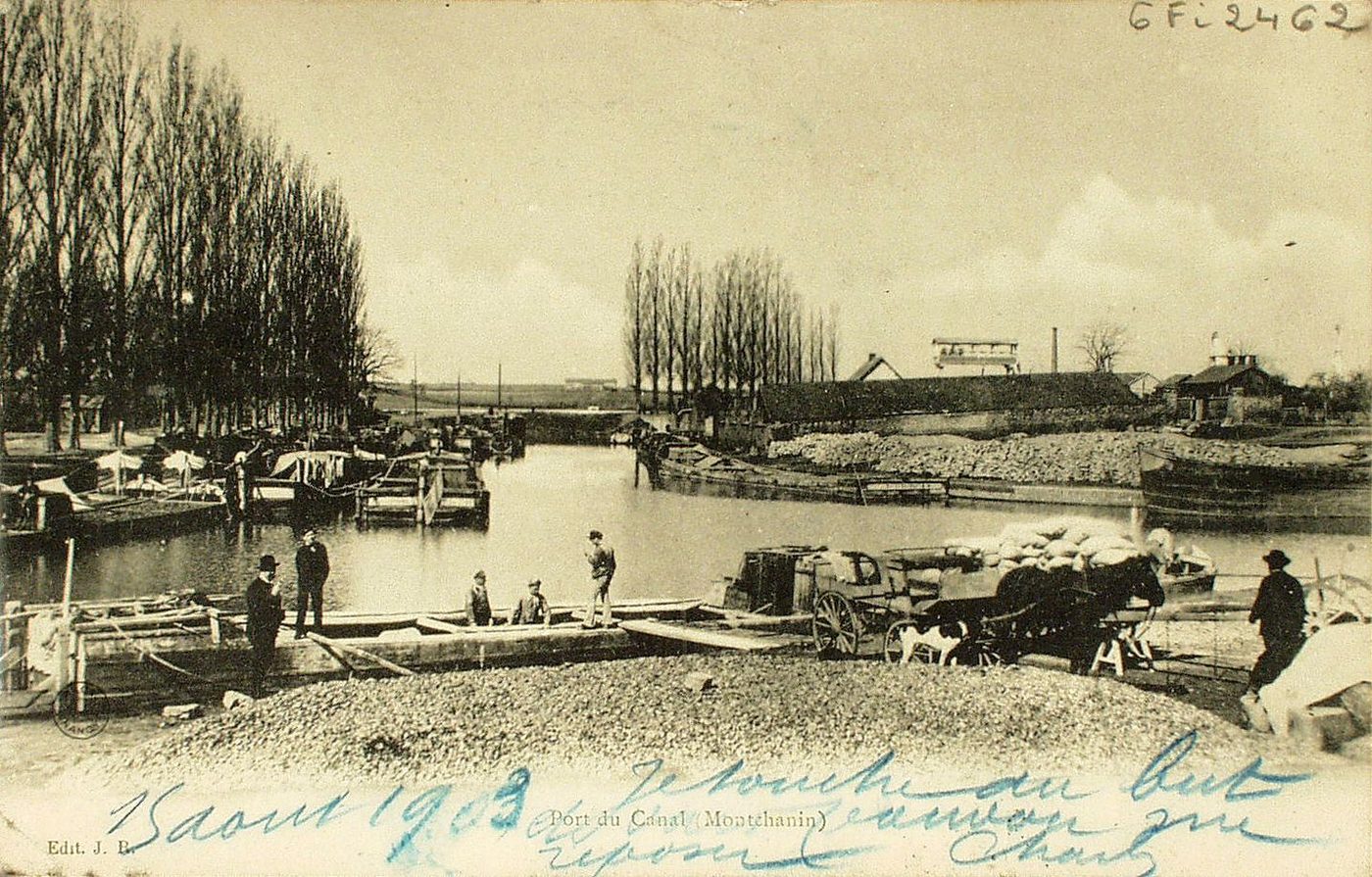 Port du canal (Montchanin).