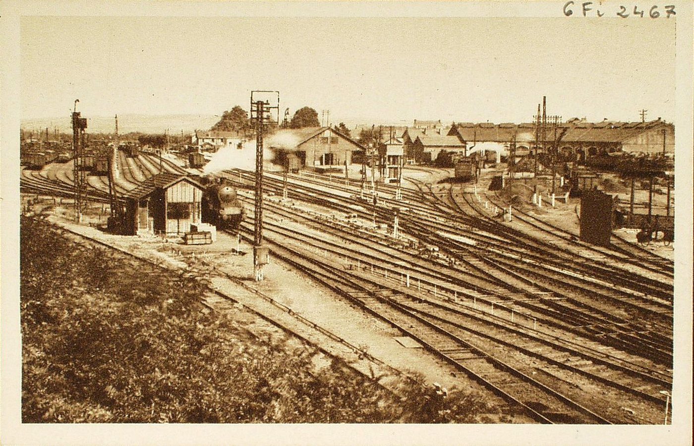 Montchanin-les-Mines. La gare SNCF.