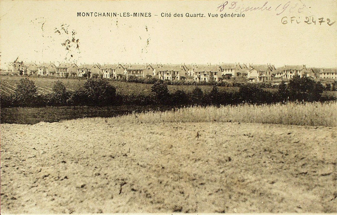 Montchanin-les-Mines. Cité des Quarts. Vue générale.