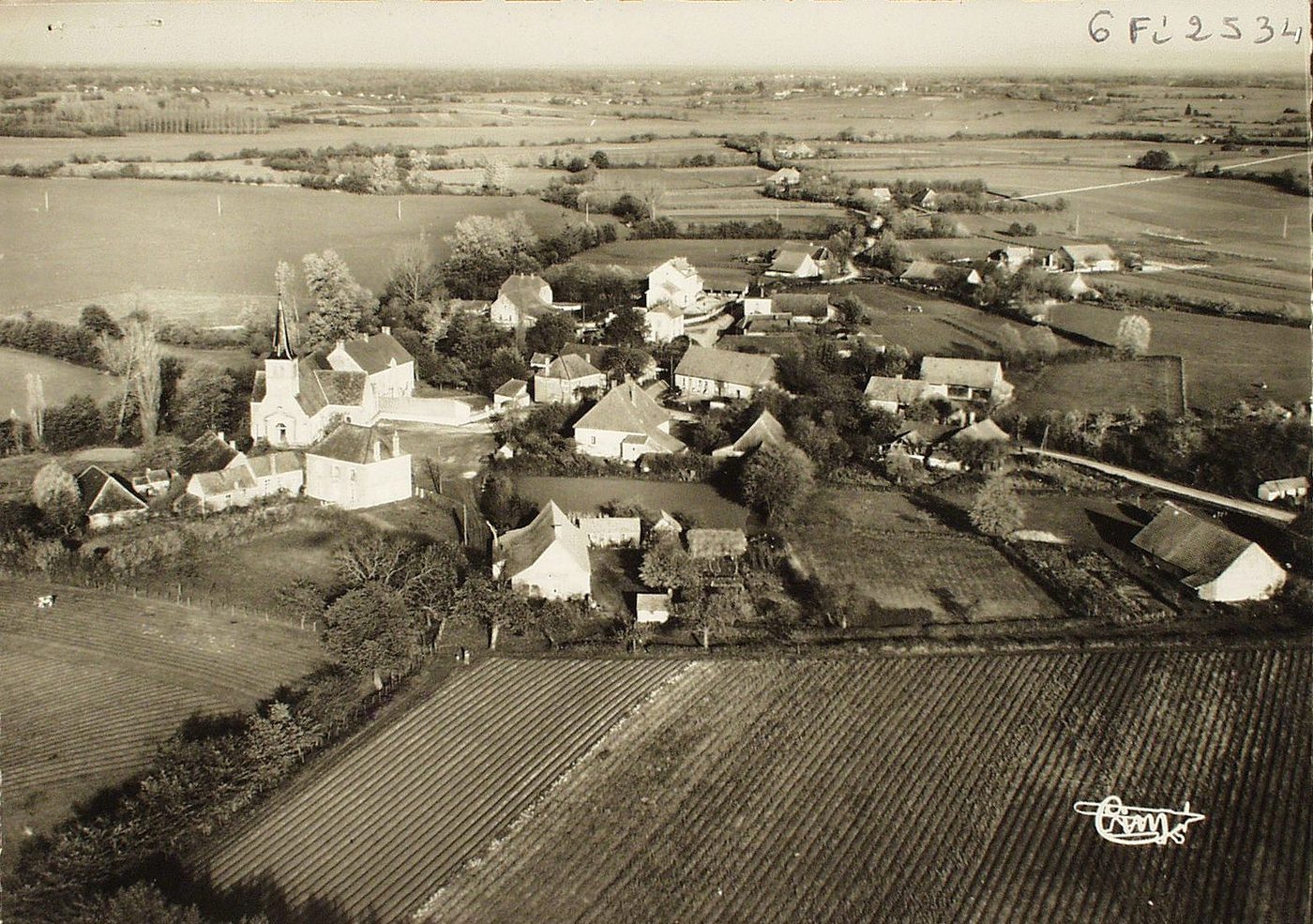 Mouthier-en-Bresse. Vue générale.