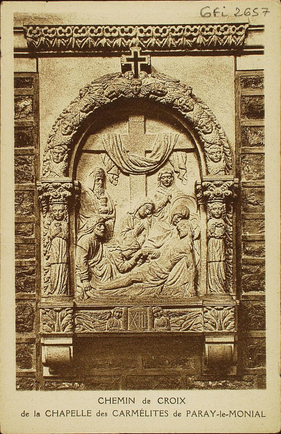 Chemin de Croix de la chapelle des Carmélites de Paray-le-Monial.