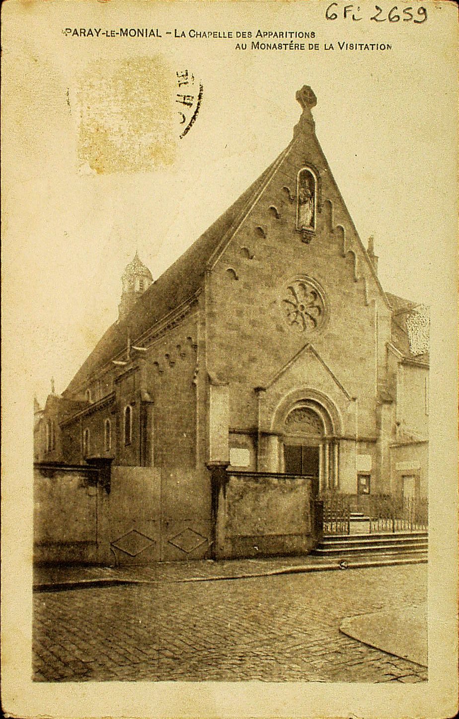 Paray-le-Monial. La chapelle des apparitions au monastère de la Visitation.