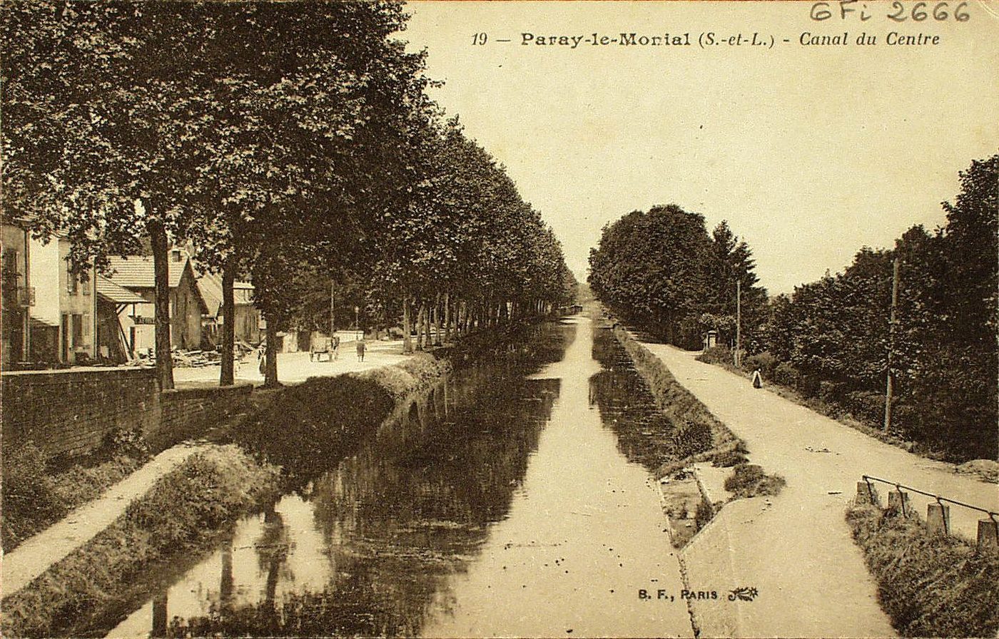 Paray-le-Monial. Canal du centre.