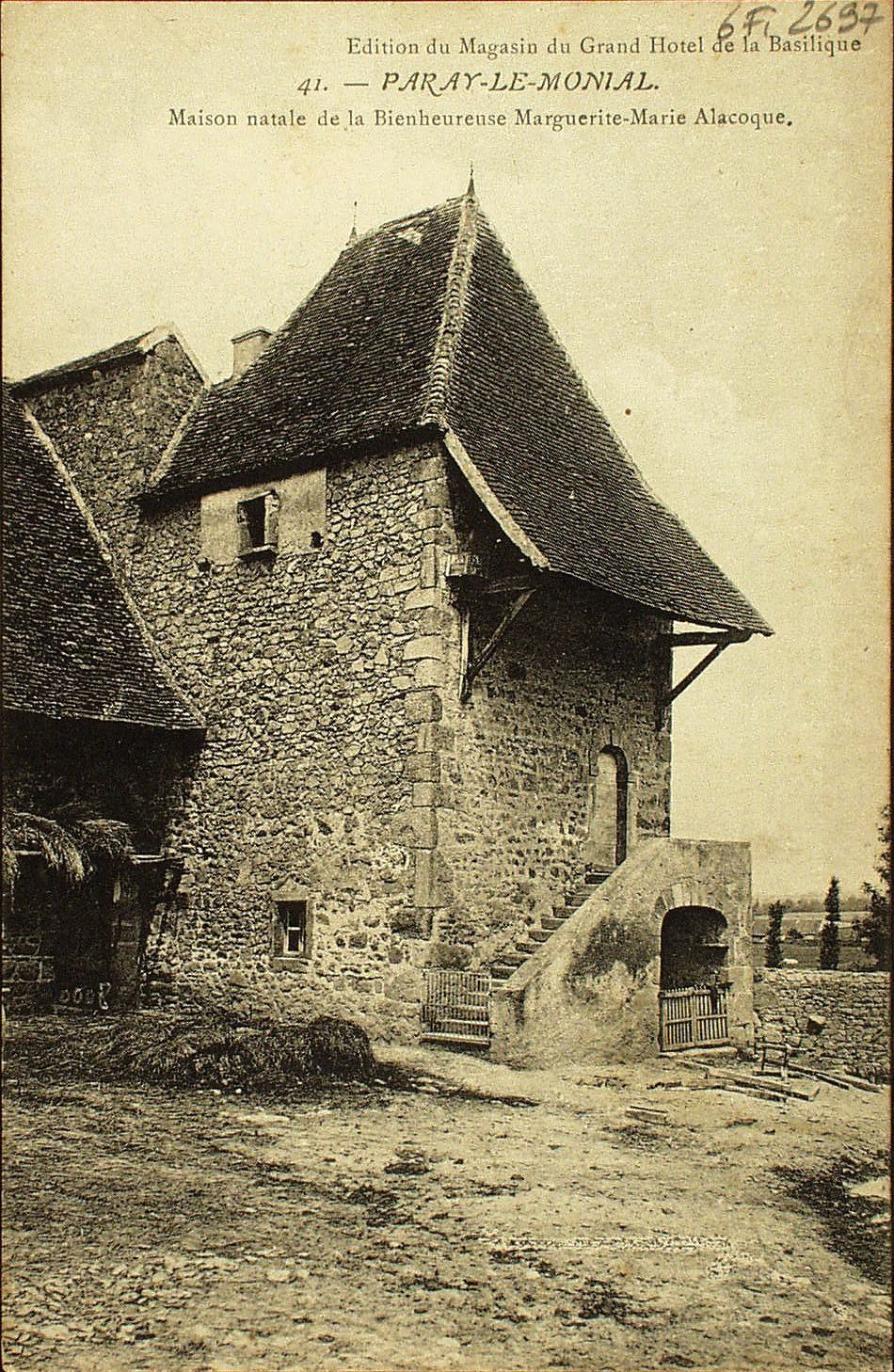 Paray-le-Monial. Maison natale de la Bienheureuse Marguerite-Marie Alacoque.