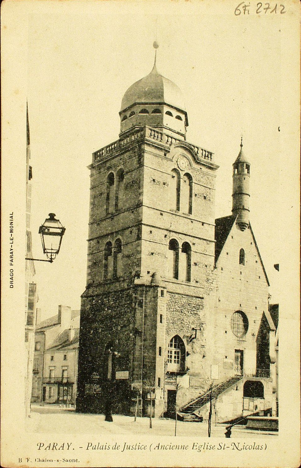 Paray. Palais de justice (ancienne église Saint-Nicolas)