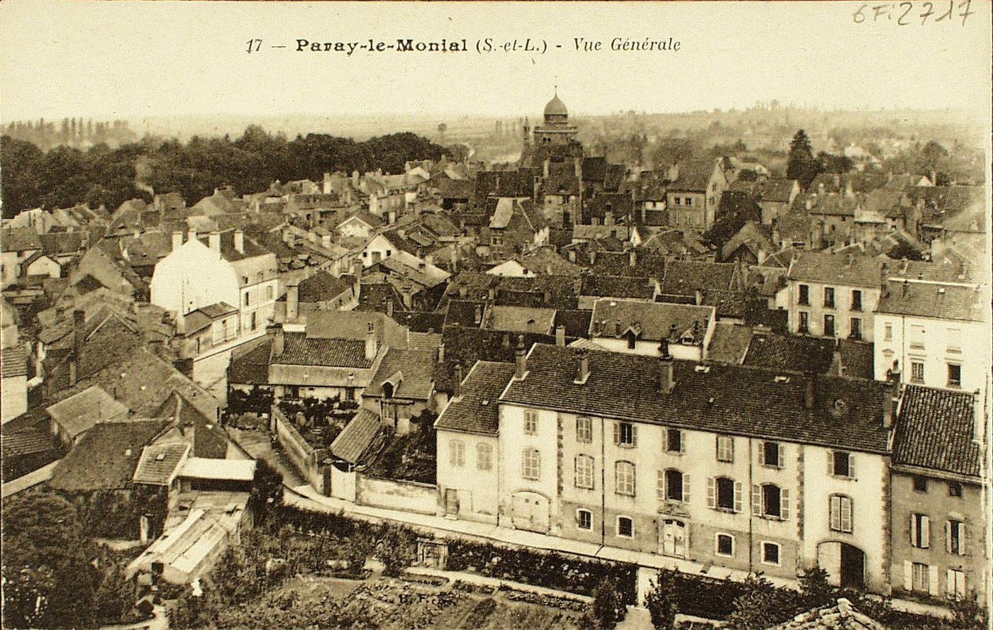 Paray-le-Monial. Vue générale.