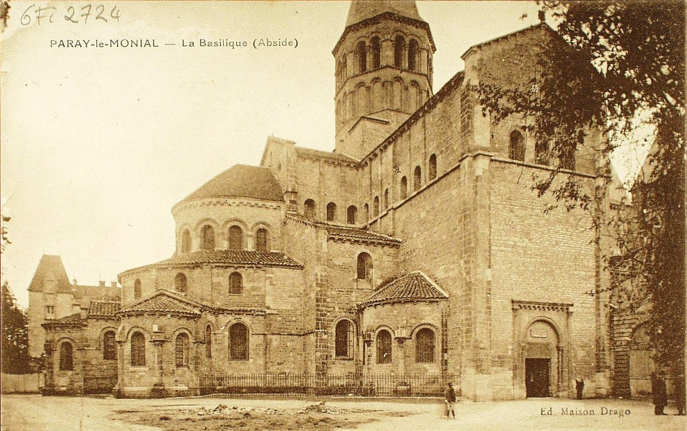 Paray-le-Monial. La basilique (abside).