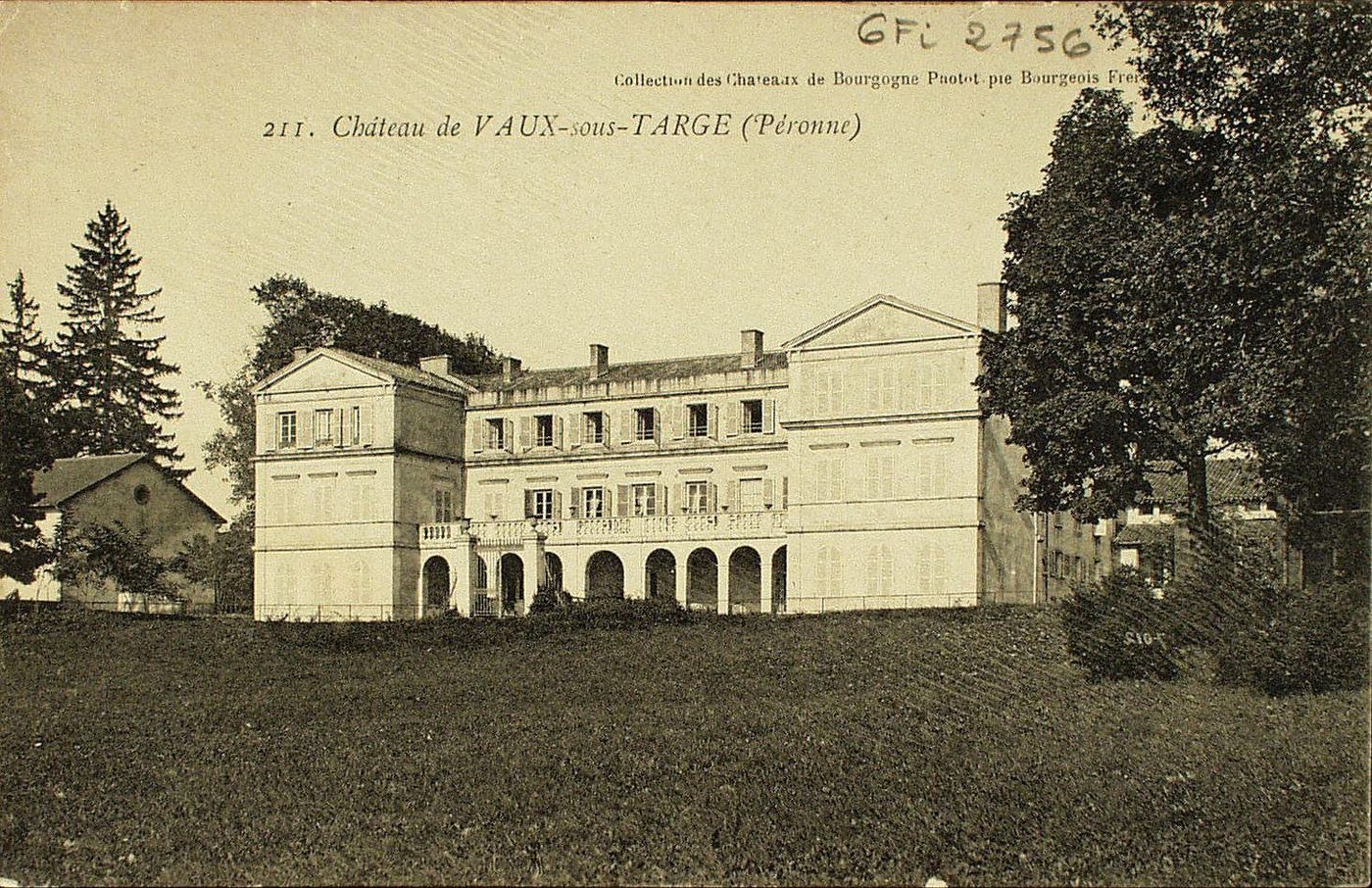 Château de Vaux-sous-Targe (Péronne).