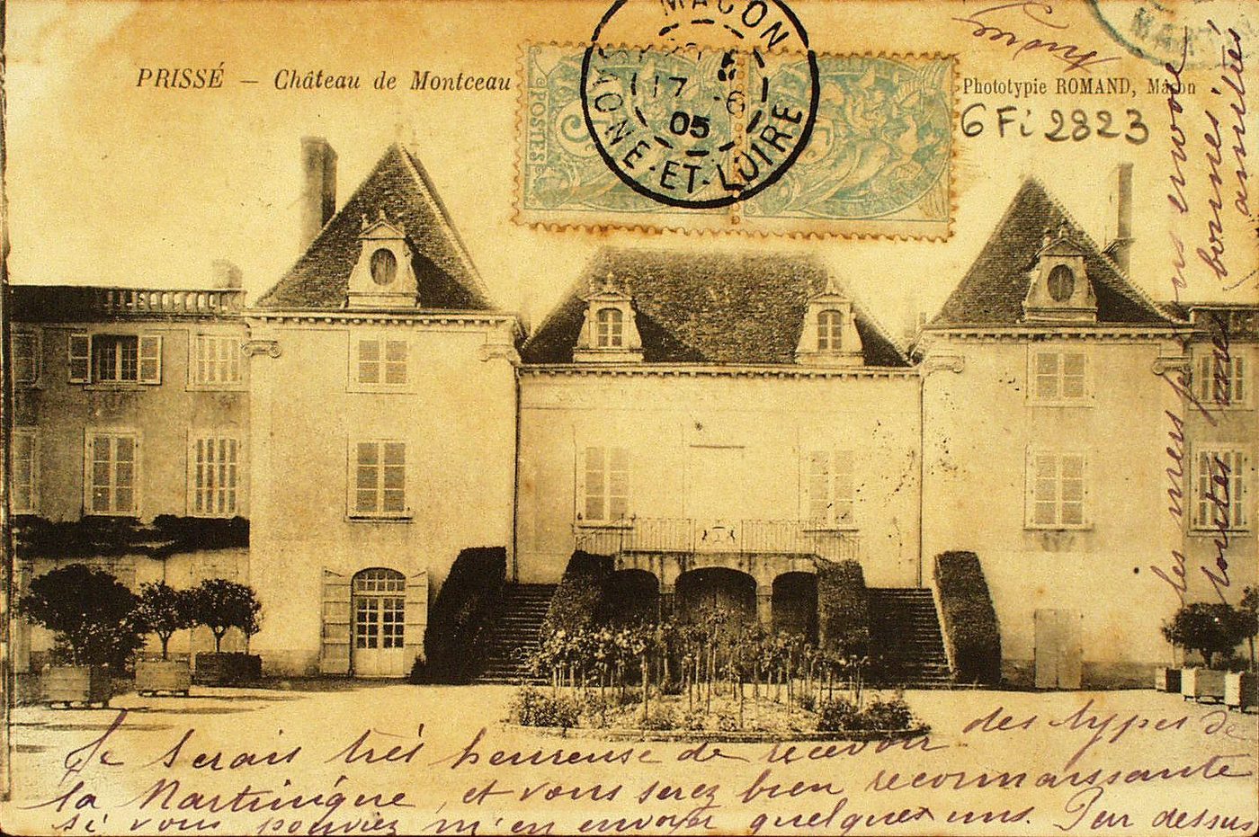 Prissé. Château de Montceau...