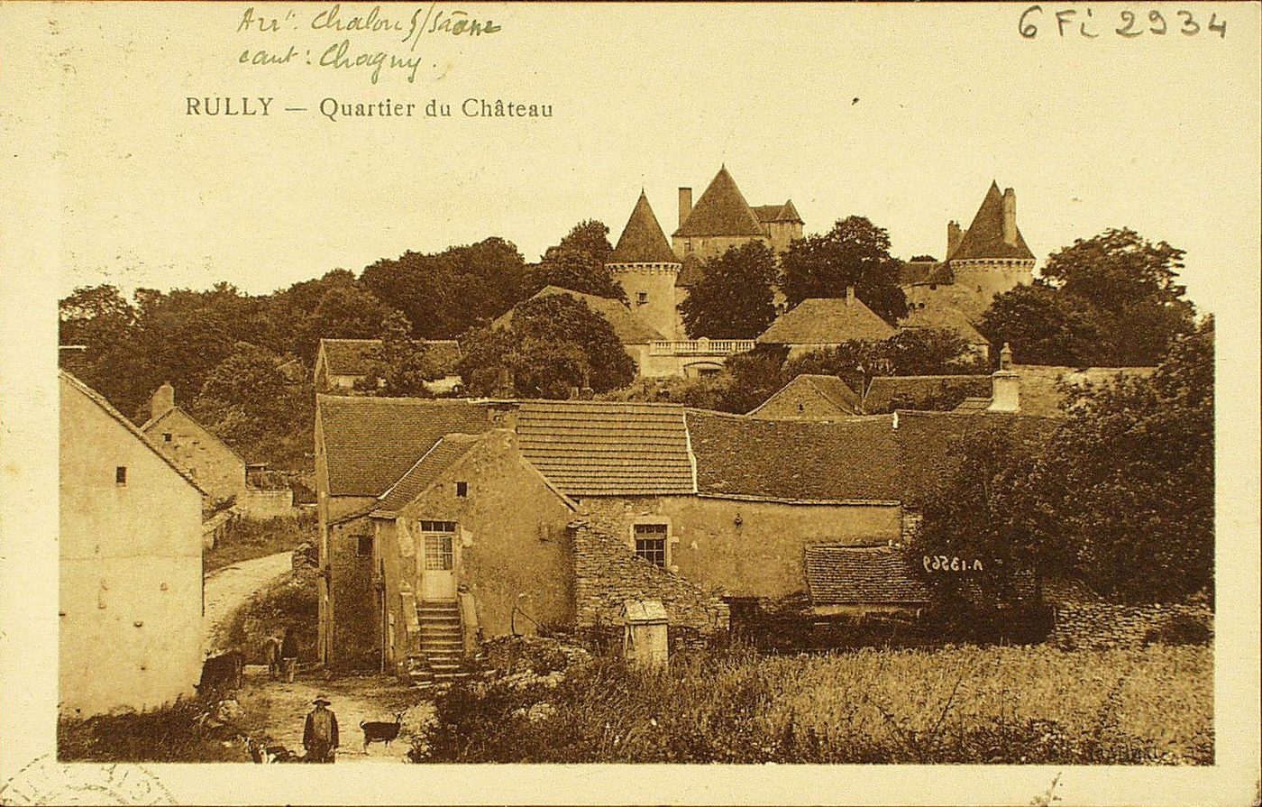 Rully. Quartier du château.