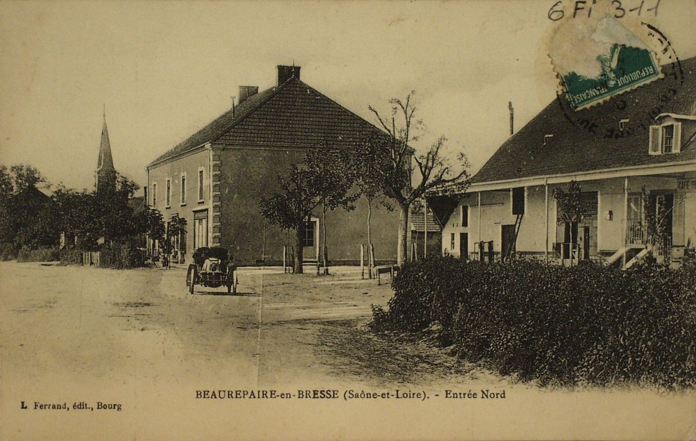 Beaurepaire-en-Bresse. Côté nord.