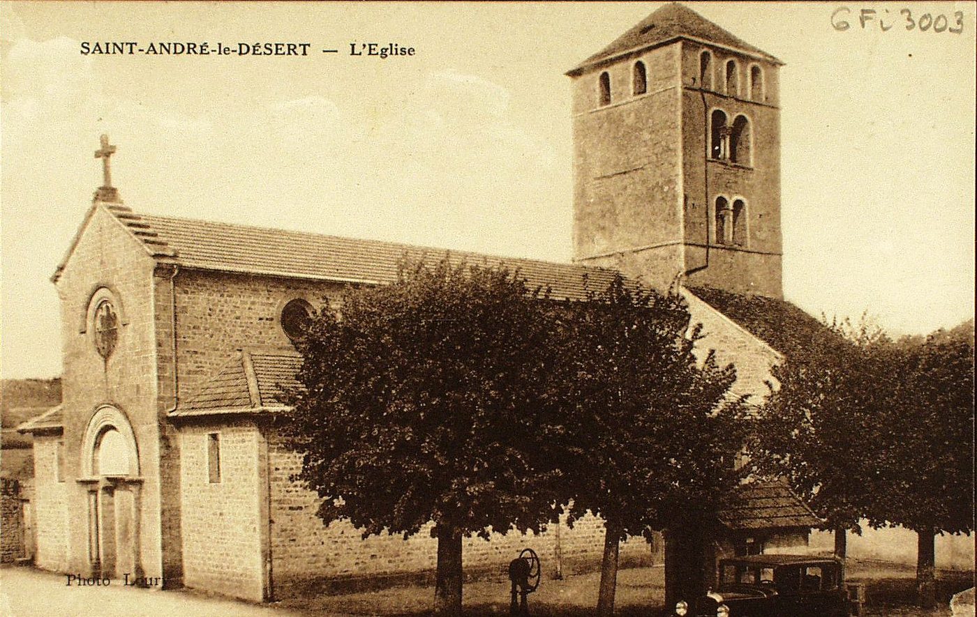 Saint-André-le-Désert. L'église.