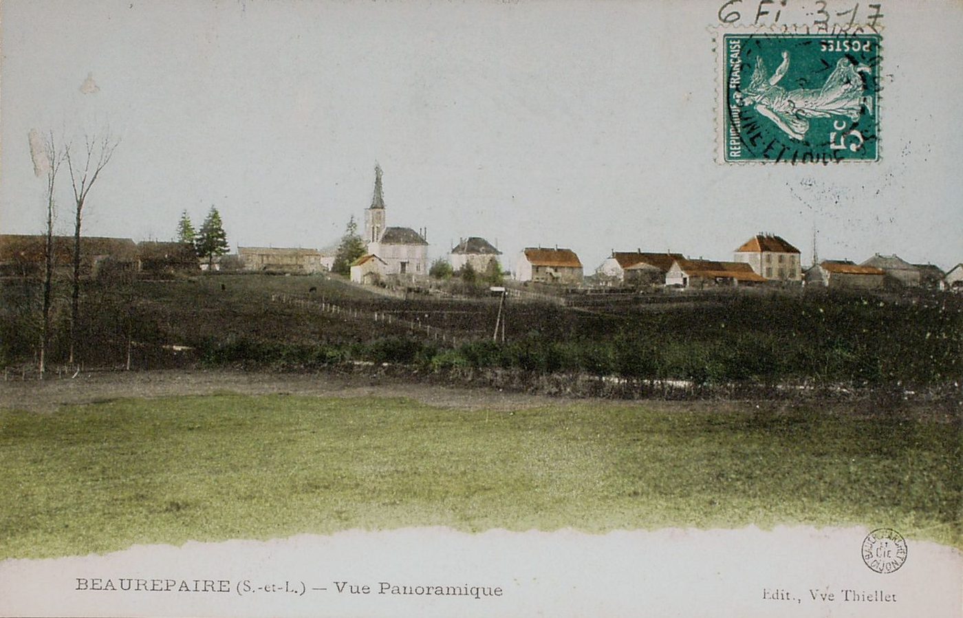 Beaurepaire. Vue panoramique.