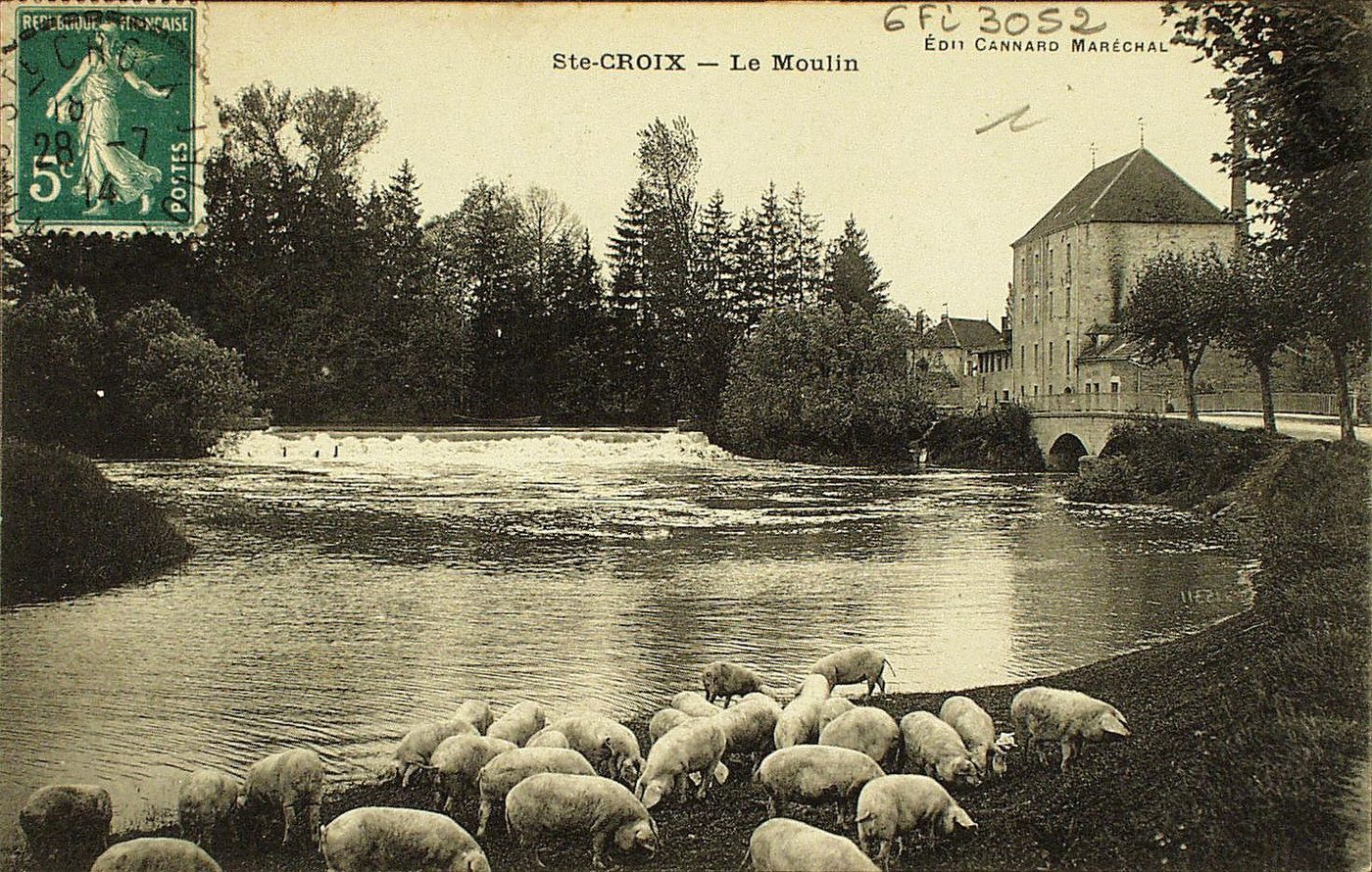 Sainte-Croix. Le moulin.