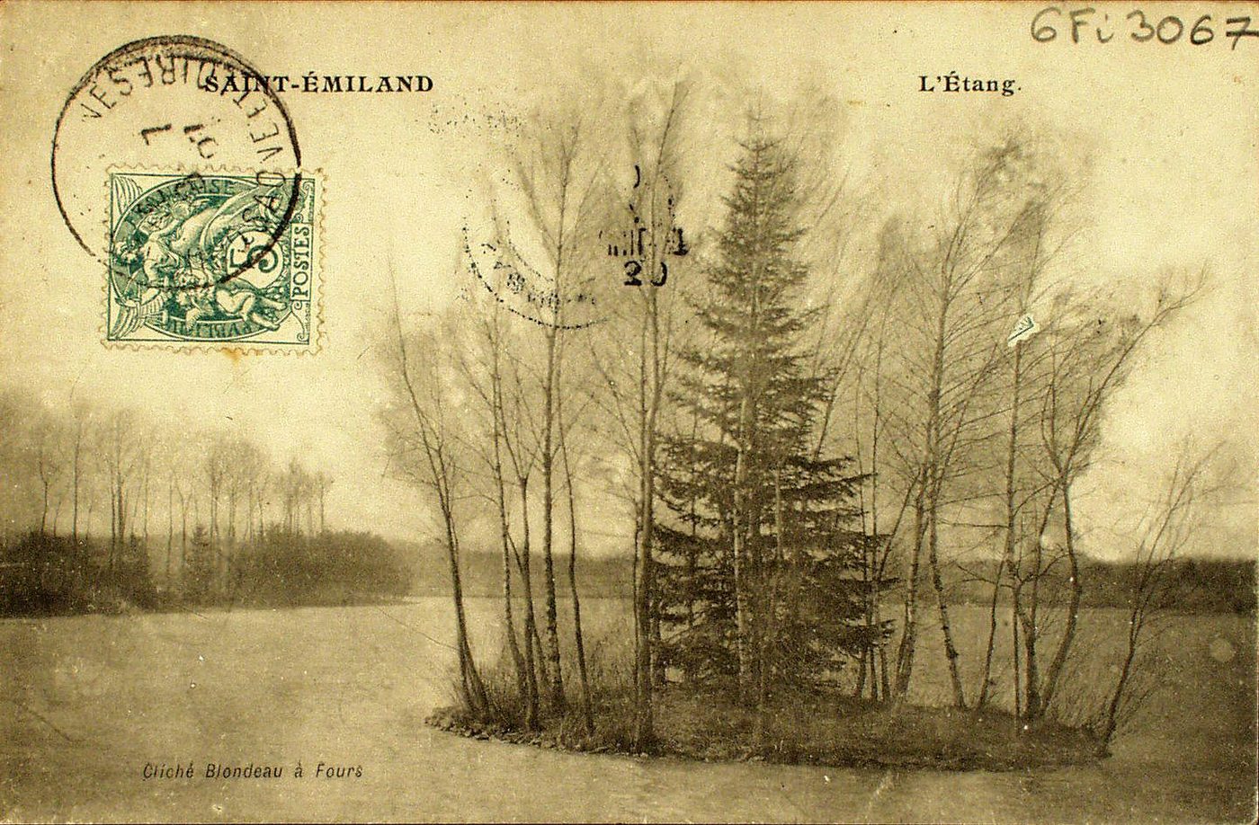 Saint-Emiland. L'étang.
