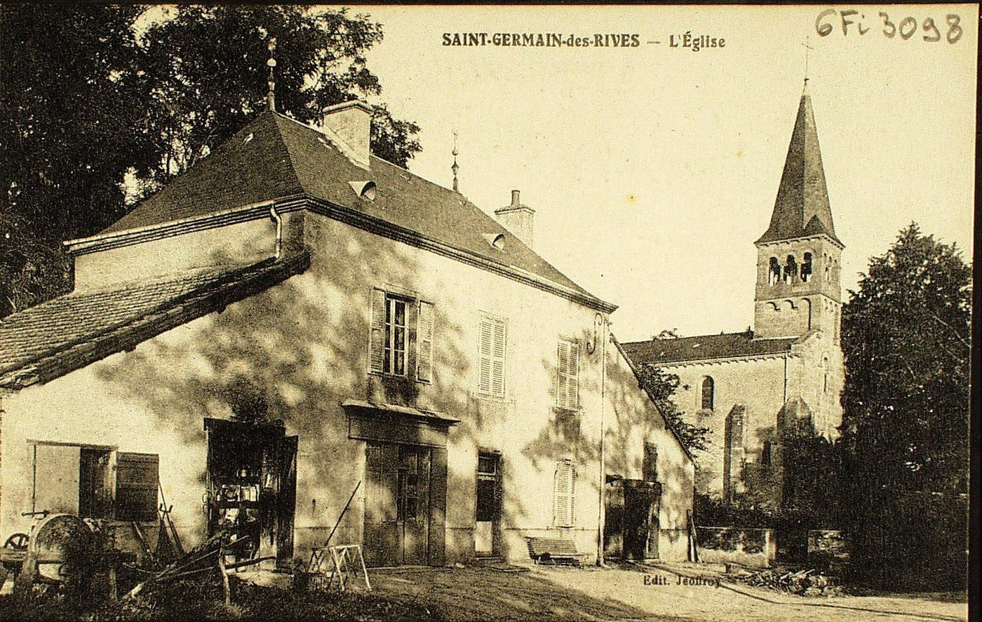 Saint-Germain-des-Rives. L'église.