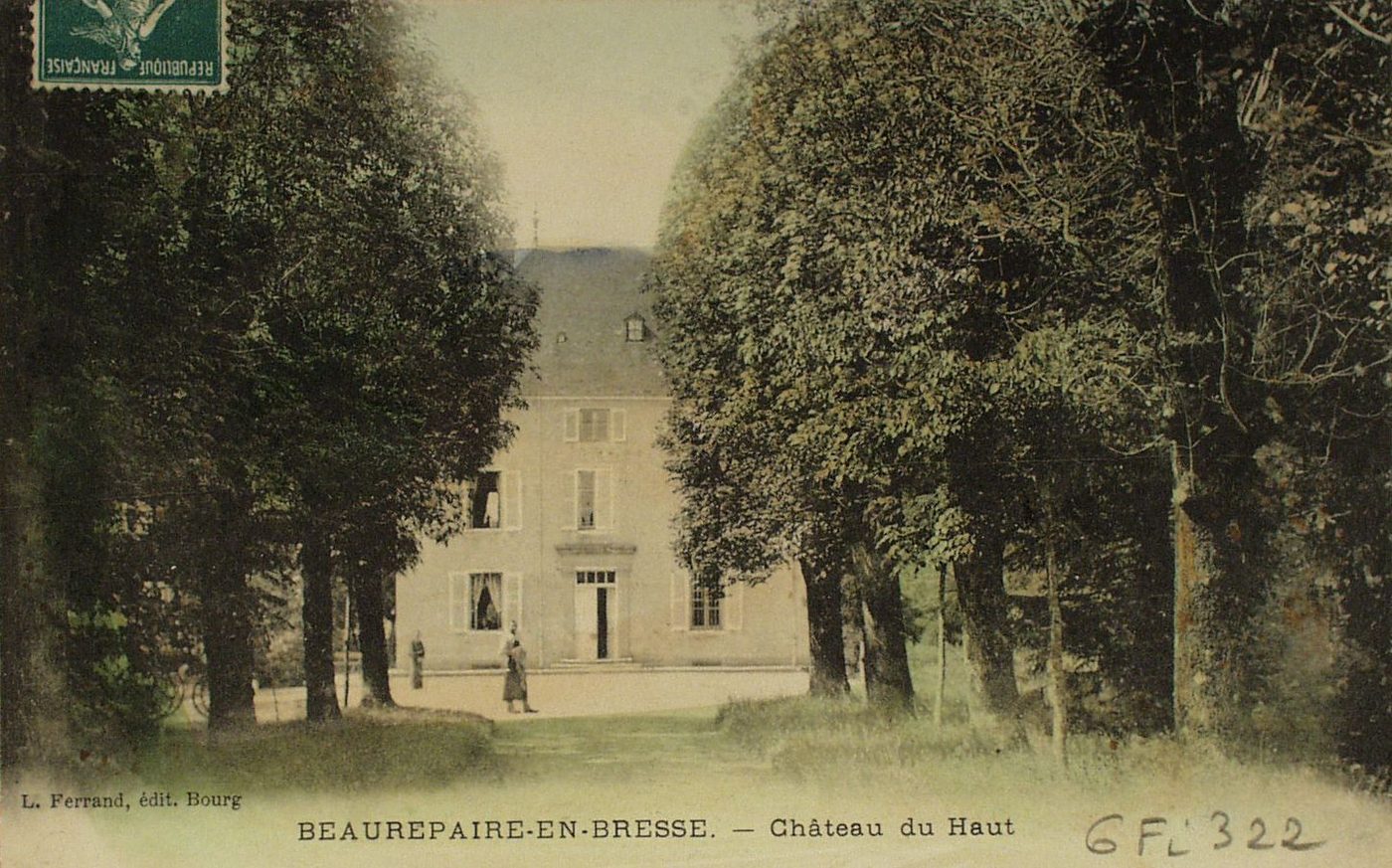 Beaurepaire-en-Bresse. Château du haut.