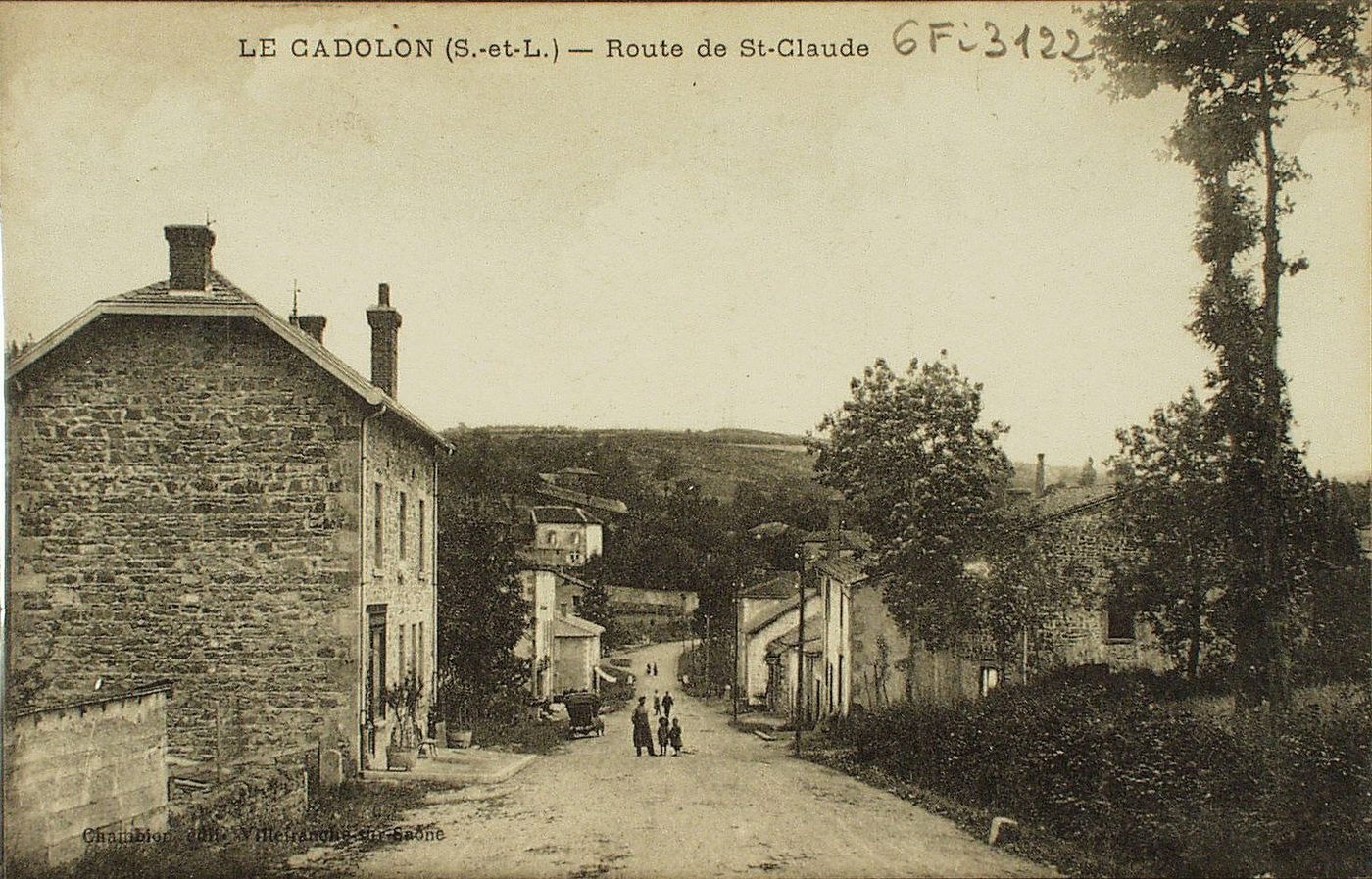 Le Gadolon. Route de Saint-Claude.