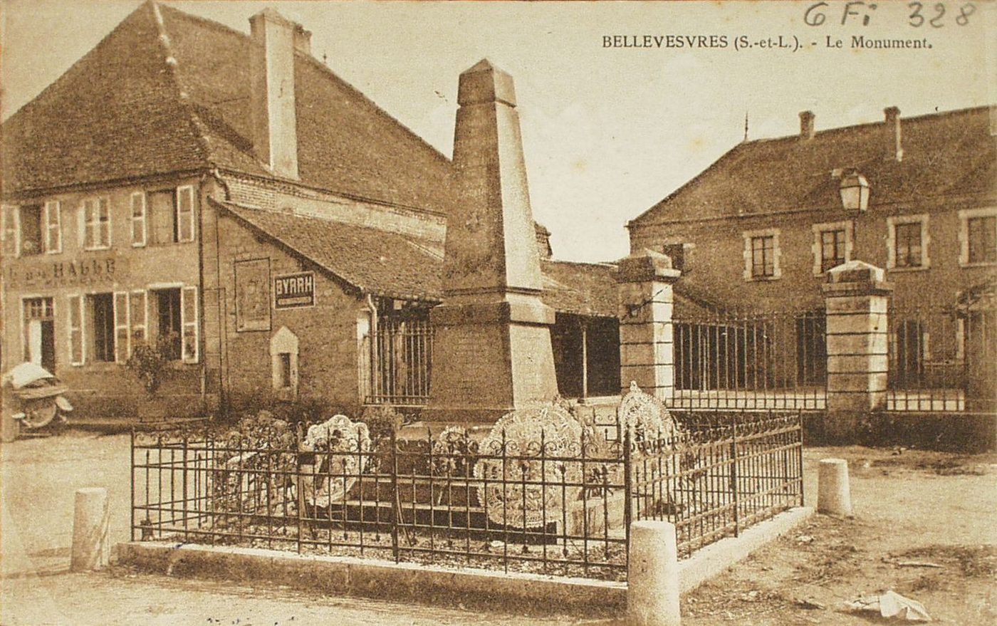 Bellevesvre. Le monument.