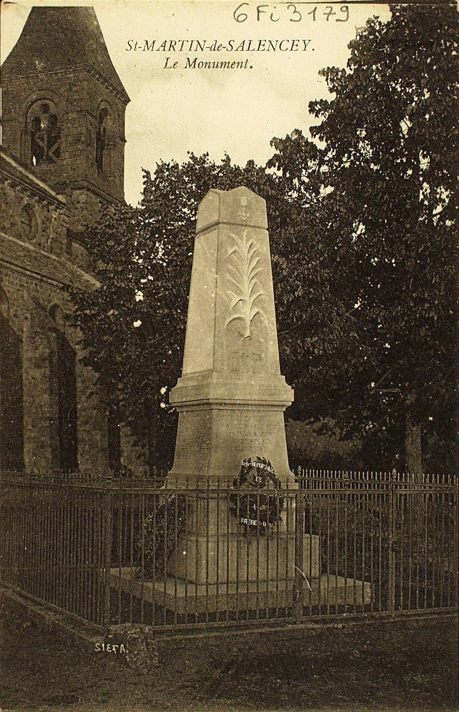 Saint-Martin-de-Salencey. Le monument.
