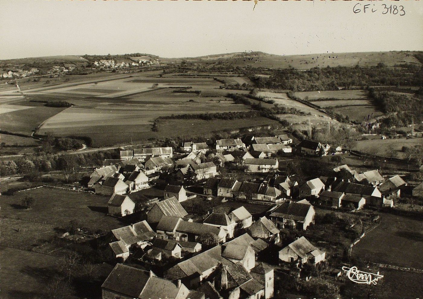Maizeray. Vue générale aérienne.
