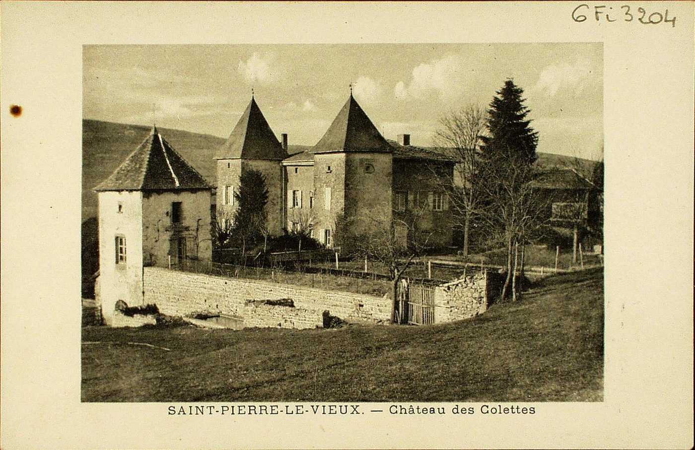 Saint-Pierre-le-Vieux. Château des Colettes.