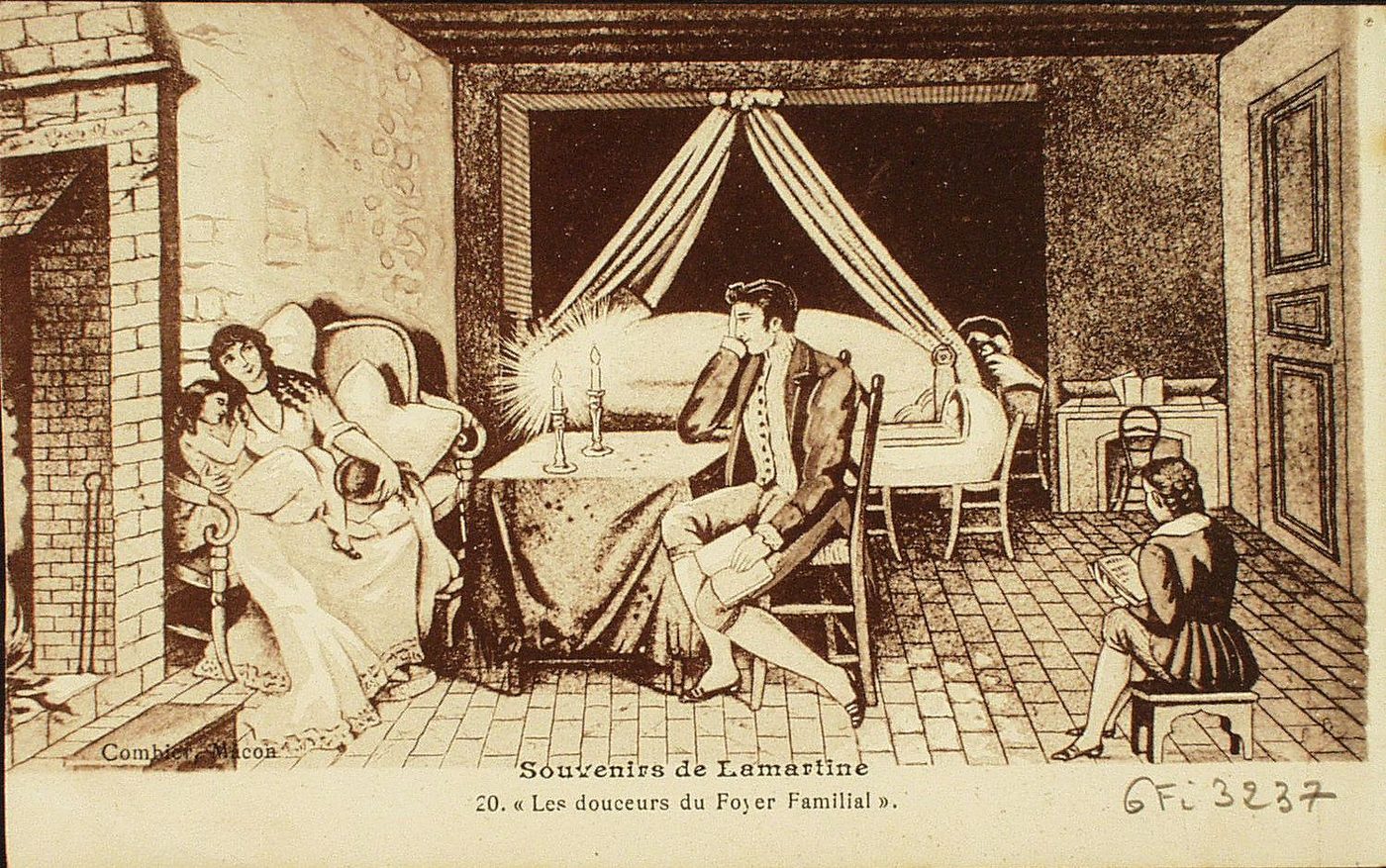 Souvenirs de Lamartine. "Les douceurs du foyer familial".