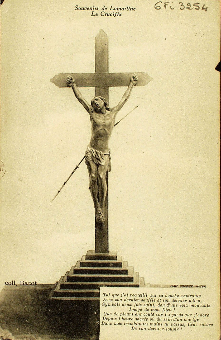 Souvenirs de Lamartine. Le crucifix.
