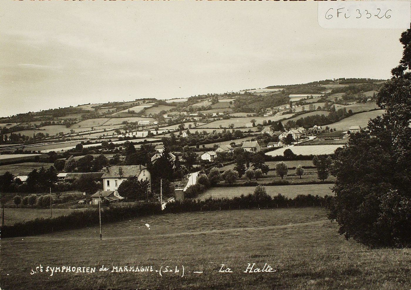 Saint-Symphorien-de-Marmagne. La halte.