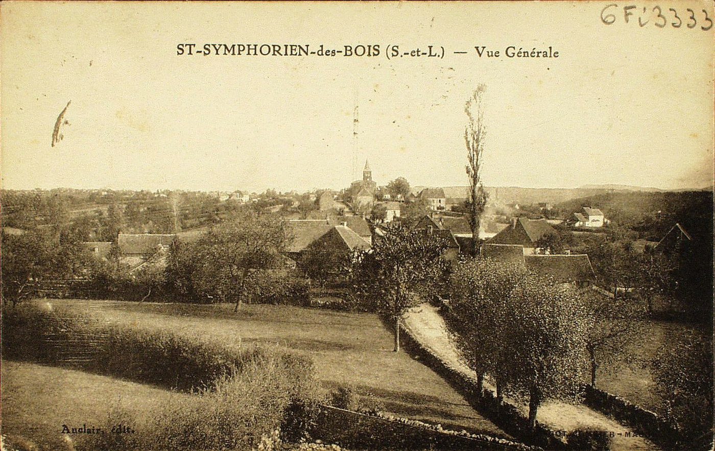 Saint-Symphorien-des-Bois. Vue générale.