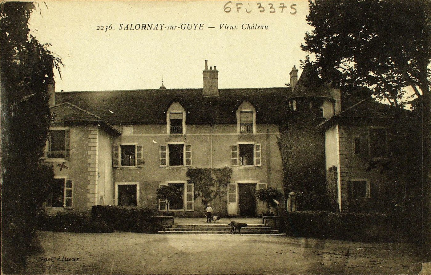 Salornay-sur-Guye. Vieux château.
