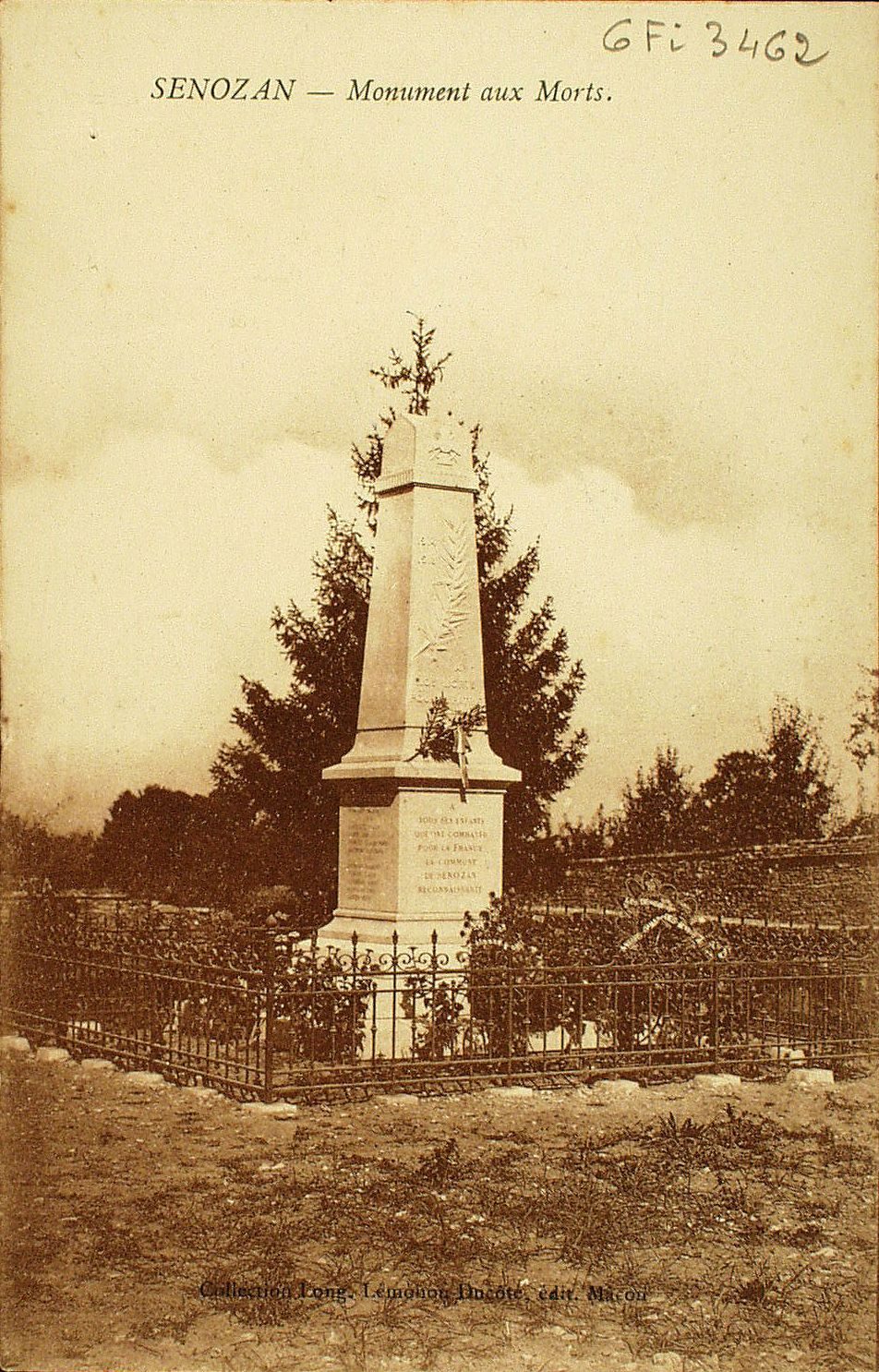 Senozan. Monument aux morts.