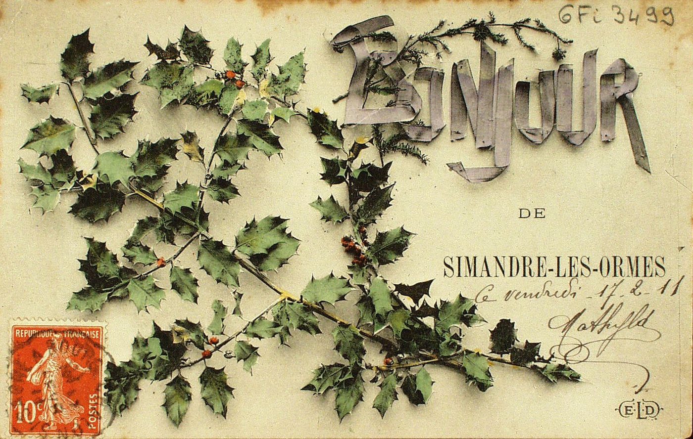 Bonjour de Simandre-les-Ormes.
