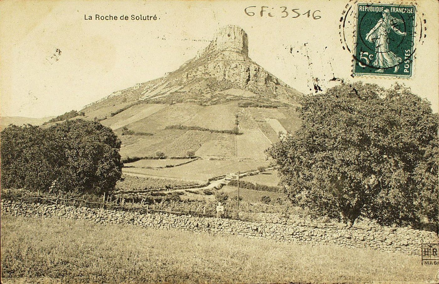 La Roche de Solutré.