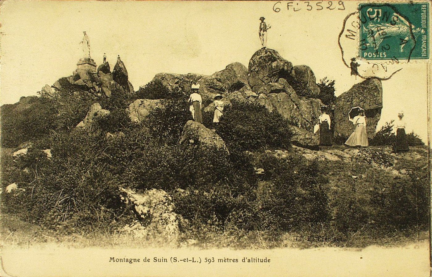 Montagne de Suin. 593 mètres d'altitude.