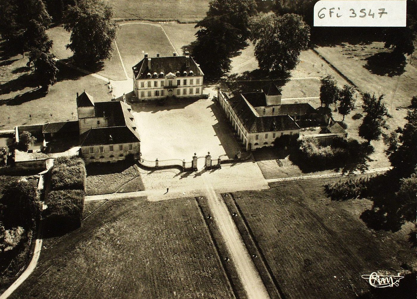 Terrans. Vue aérienne.