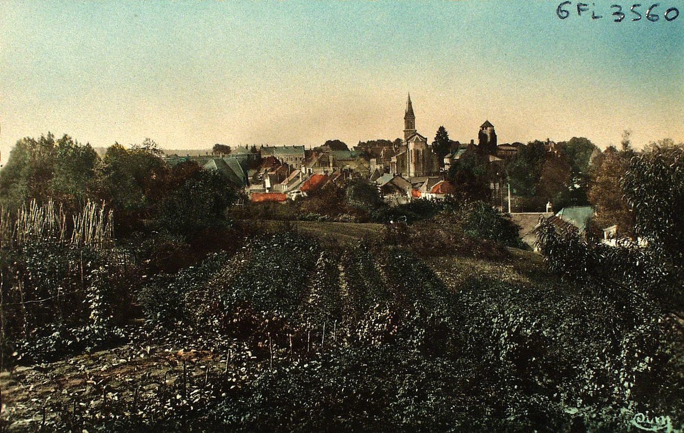 Toulon-sur-Arroux. Vue générale.
