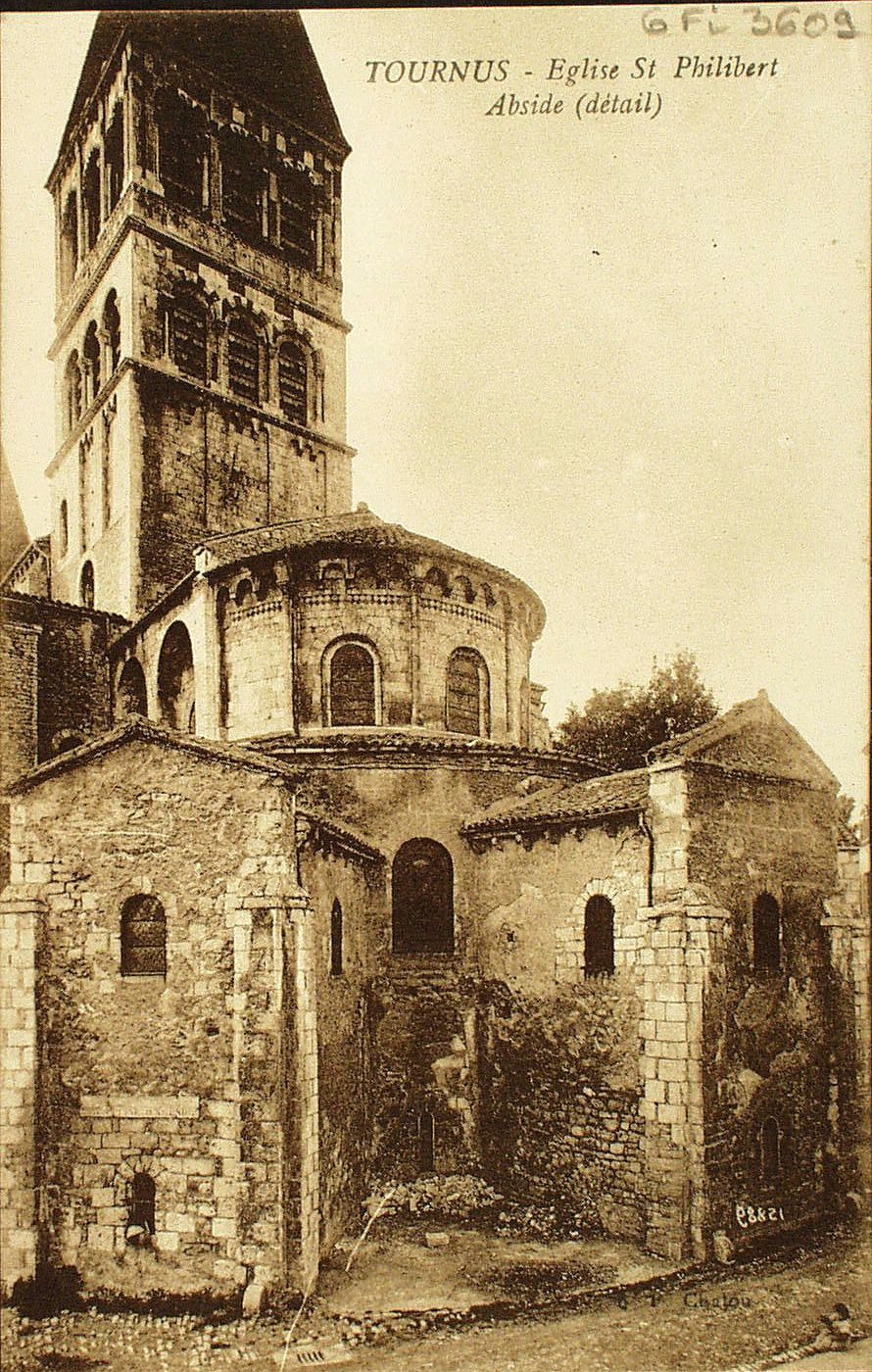 Tournus. Eglise Saint-Philibert. Abside (détail).