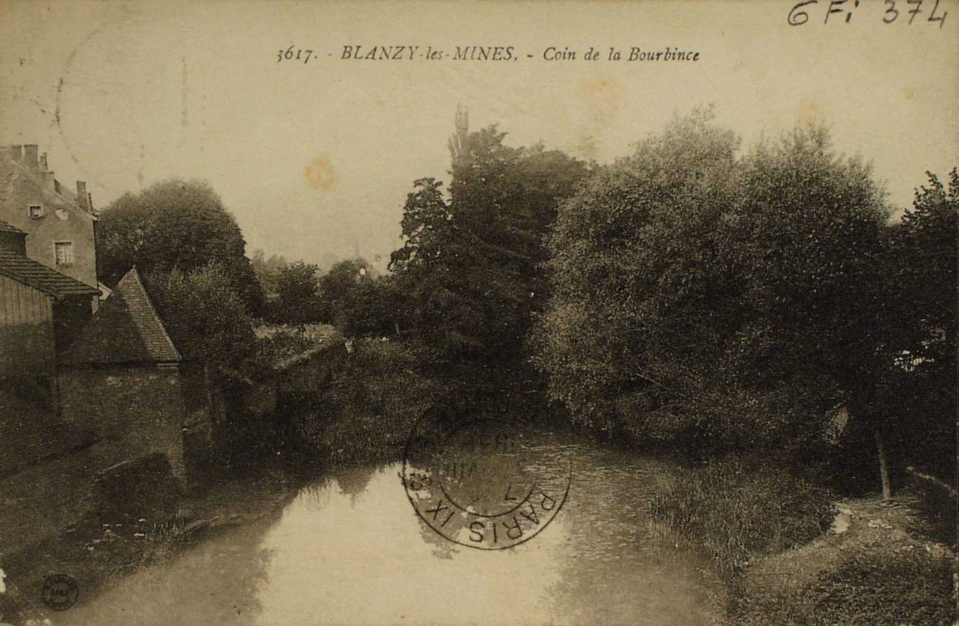 Blanzy-les-Mines. Coin de la Bourbince.