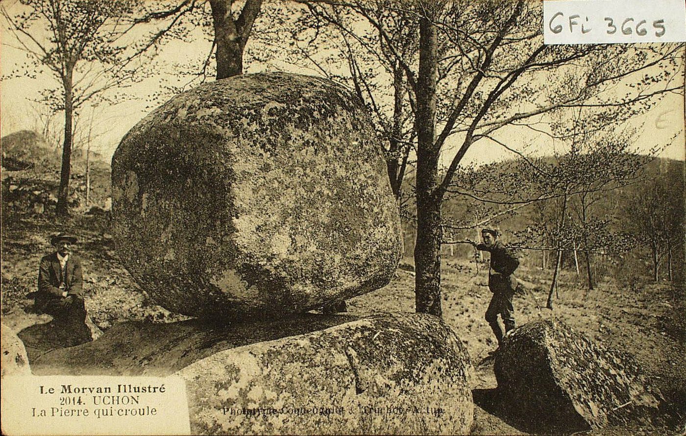 Le Morvan illustré. Uchon. La Pierre qui croule.
