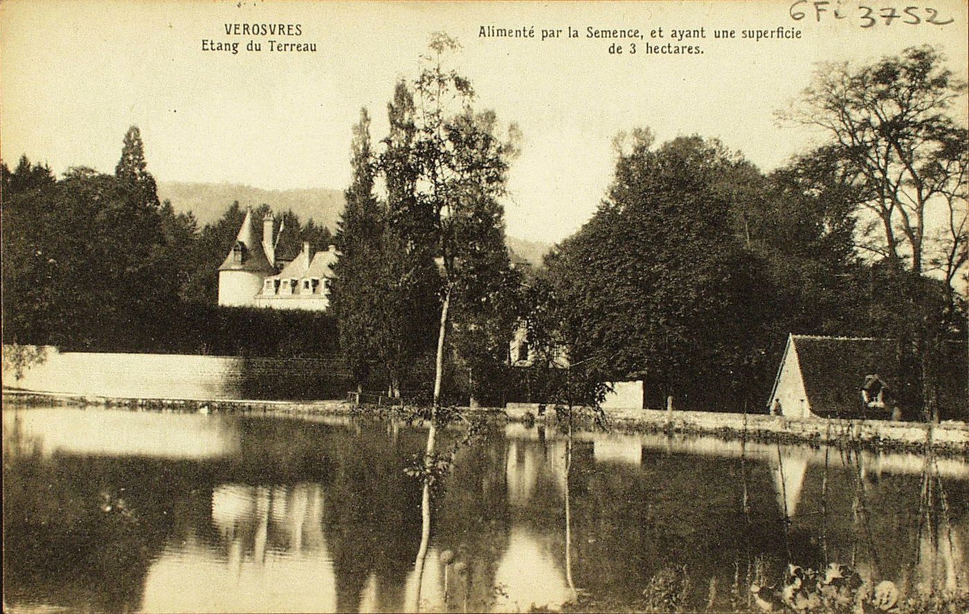 Vérosvres. Etang du Terreau. Alimenté par la Semence, et ayant une superficie de 3 hectares.