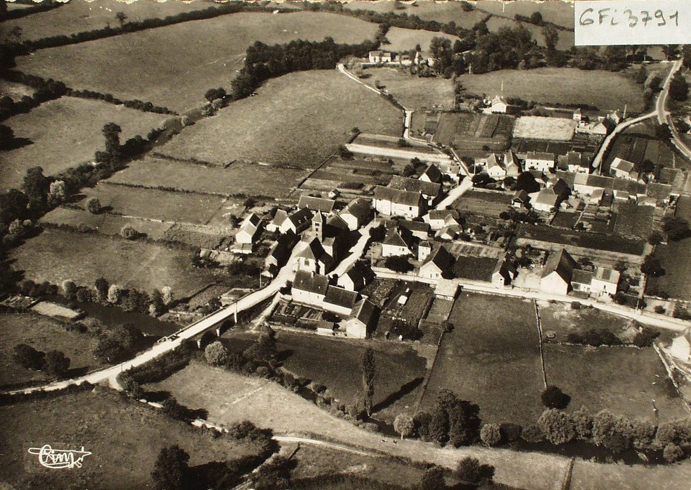 Viry. Vue panoramique aérienne.
