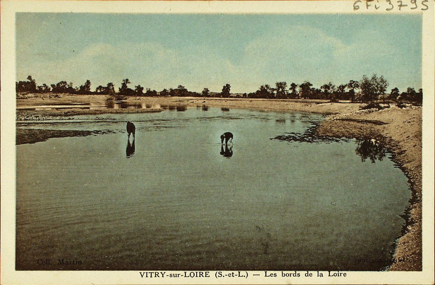 Vitry-sur-Loire. Les bords de la Loire.