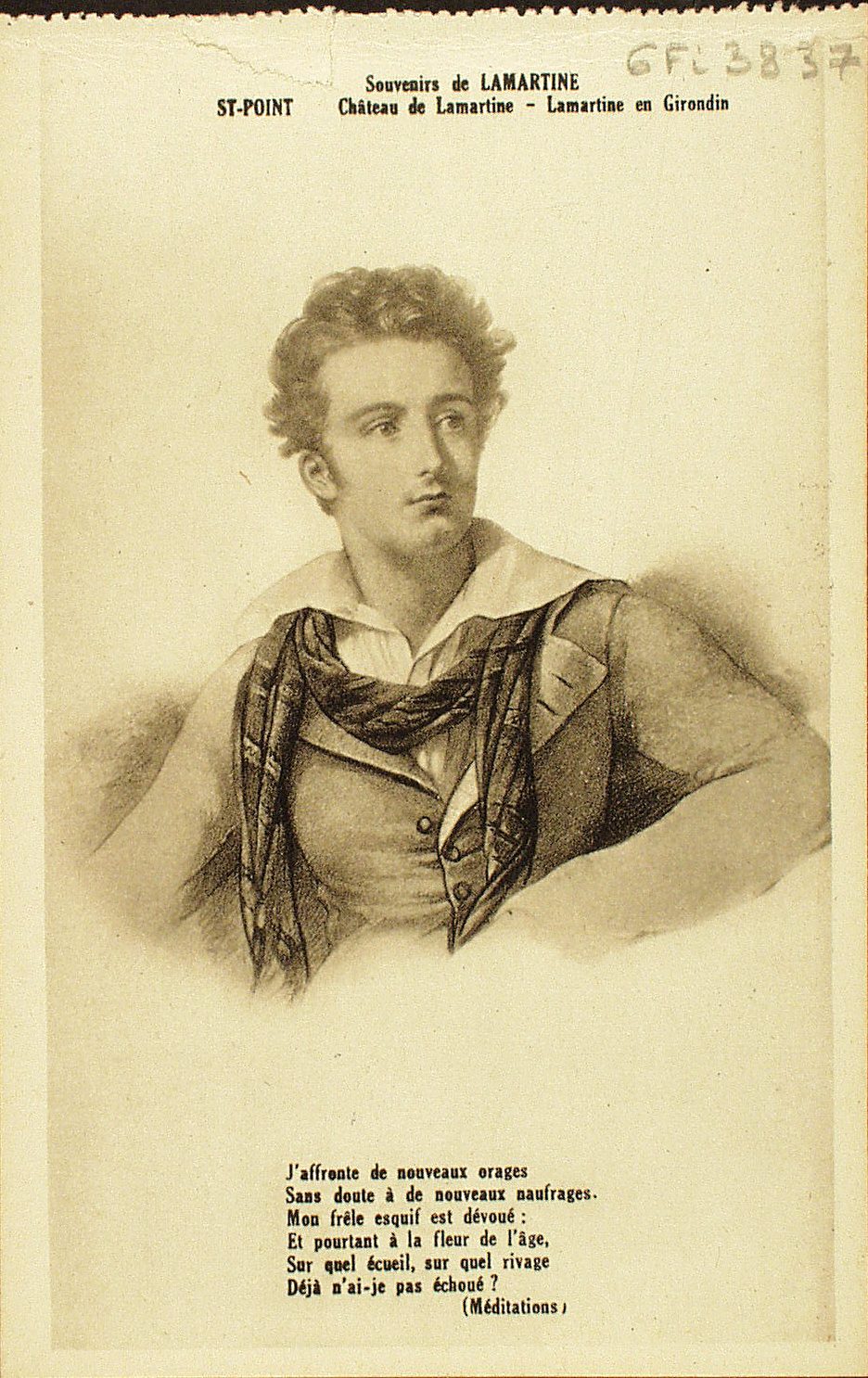 Souvenirs de Lamartine. Saint-Point. Château de Lamartine. Lamartine en Girondin.