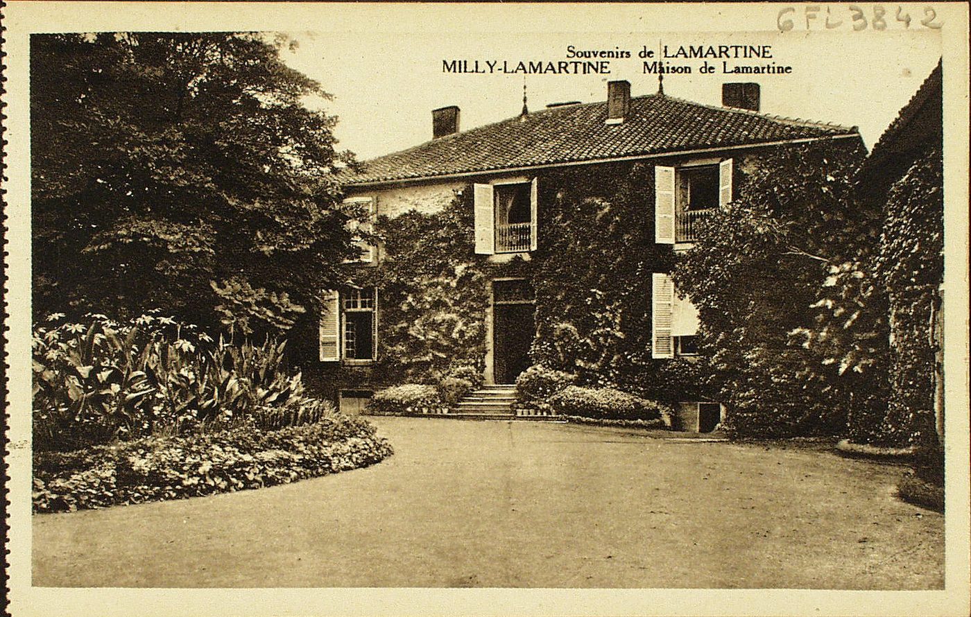 Souvenirs de Lamartine. Milly-Lamartine. Maison de Lamartine.