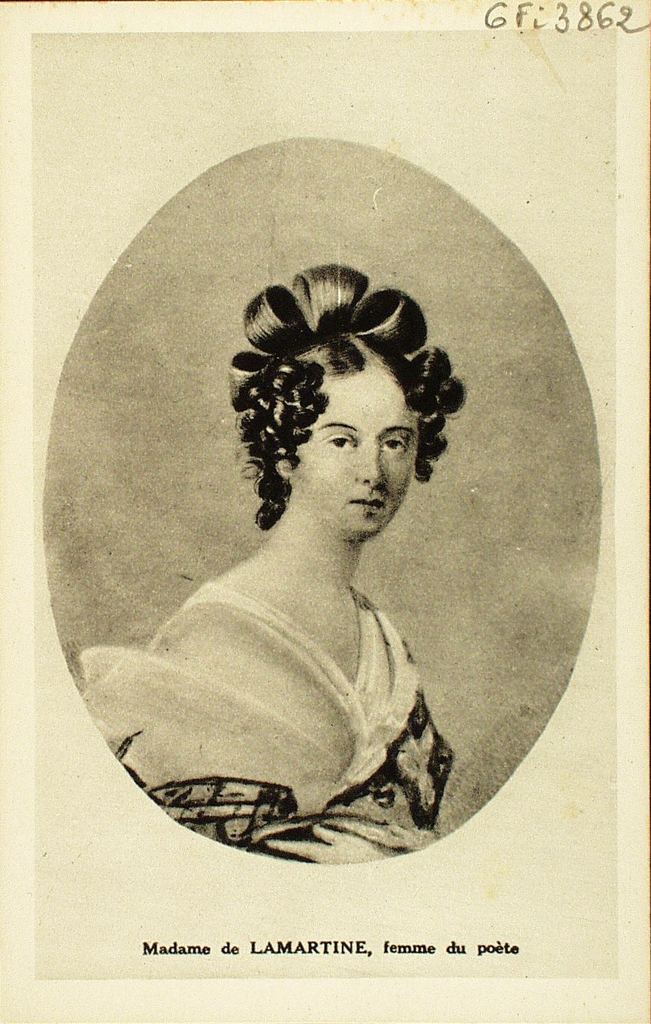 Madame de Lamartine, femme du poète.