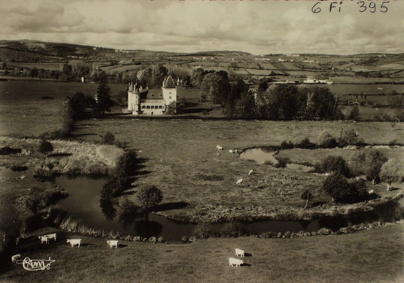 Saint-Hippolyte. Vue aérienne.